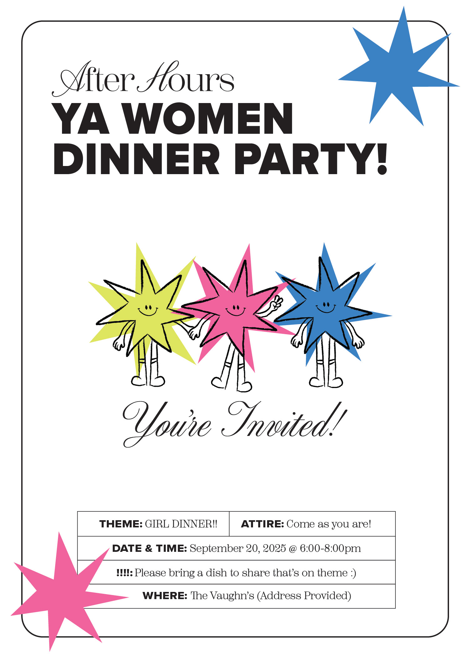 Printed Invitation