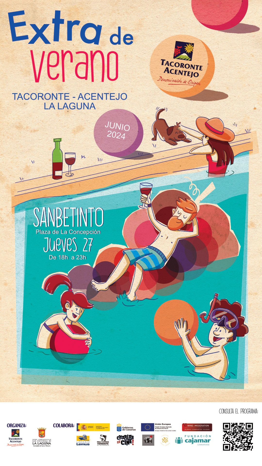 Cartel Tacoronte - Acentejo Extra de verano 2024