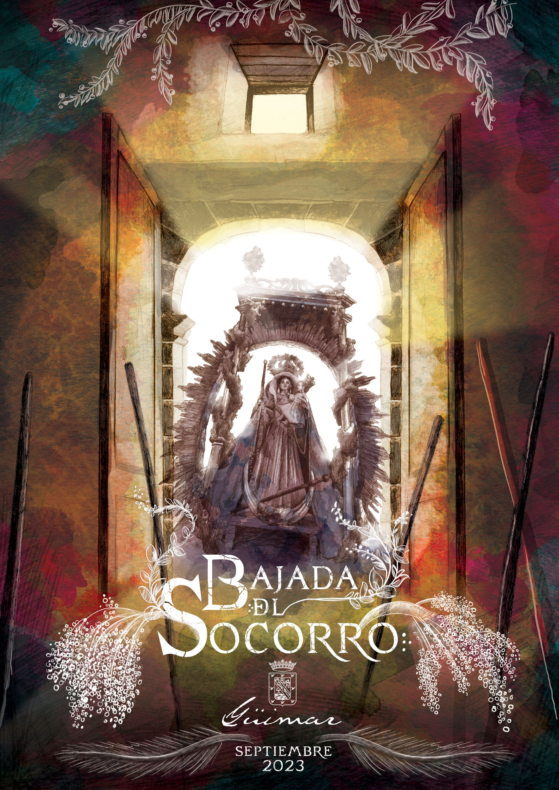 Cartel Bajada del Socorro 2023
