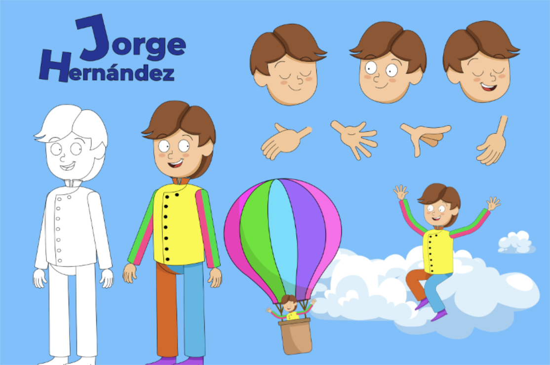 Diseño personaje presentador