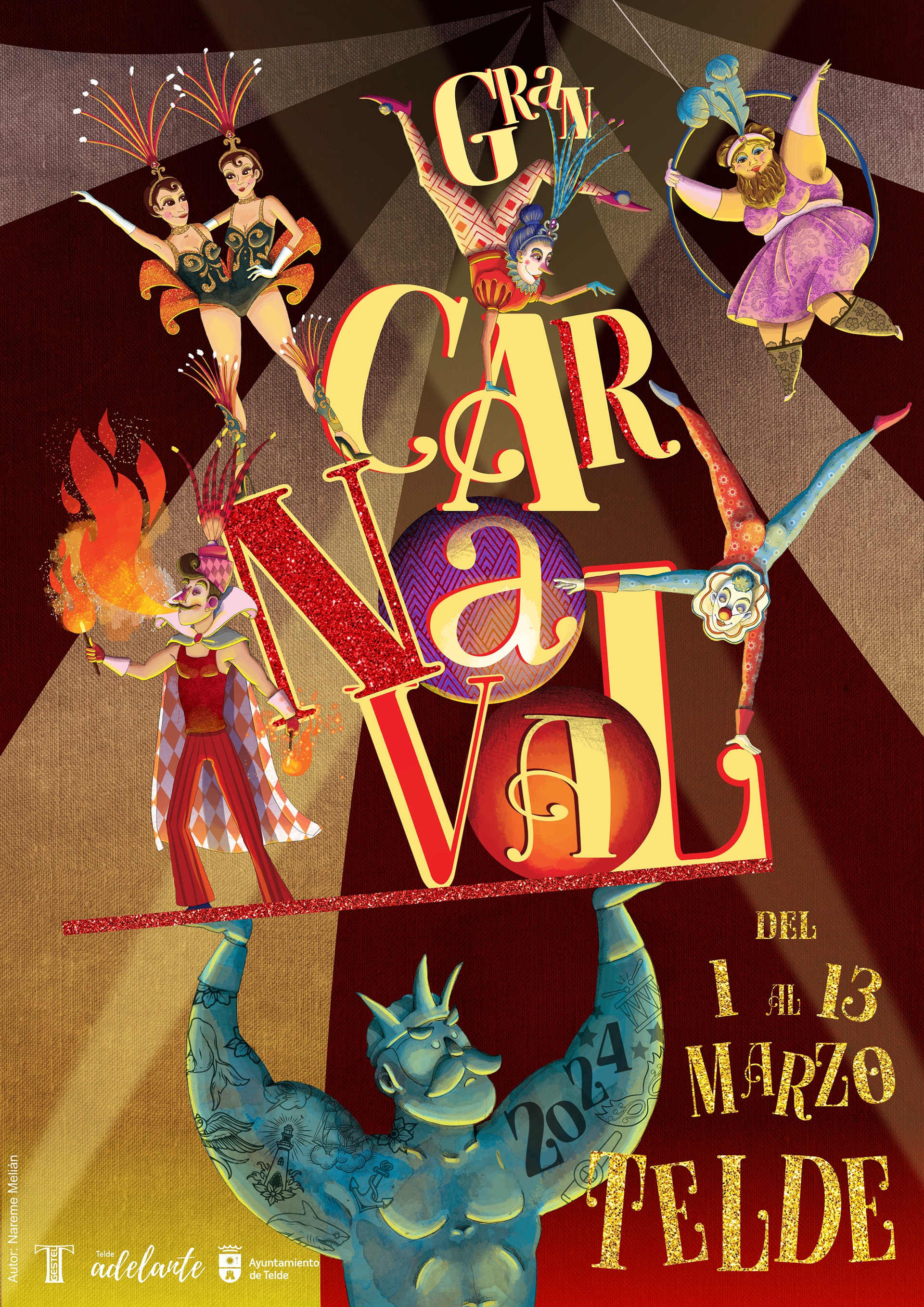 Cartel Carnaval Telde 2024