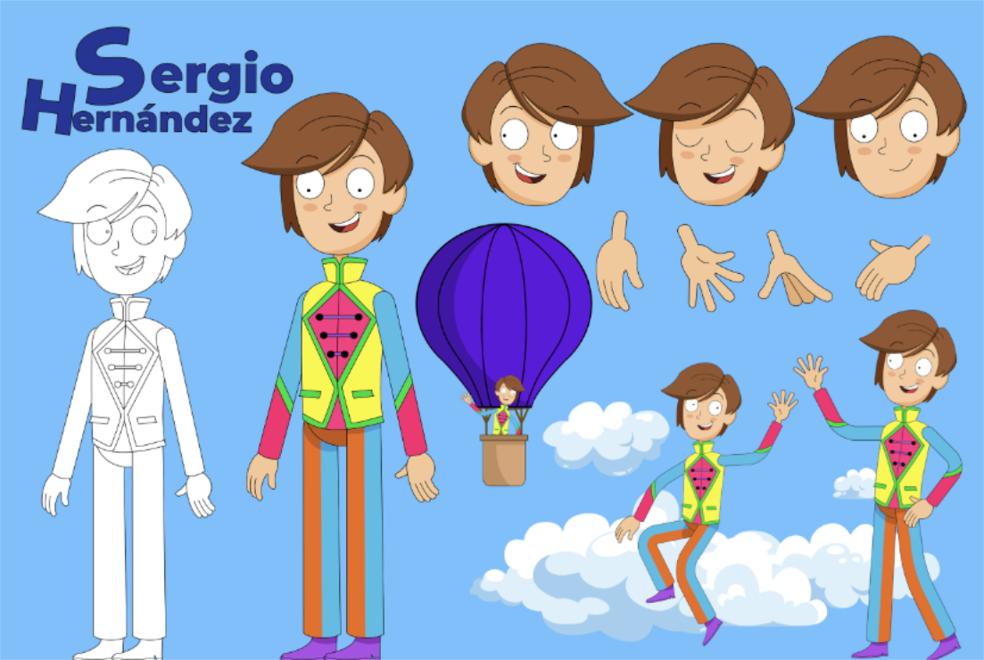 Diseño personaje presentador