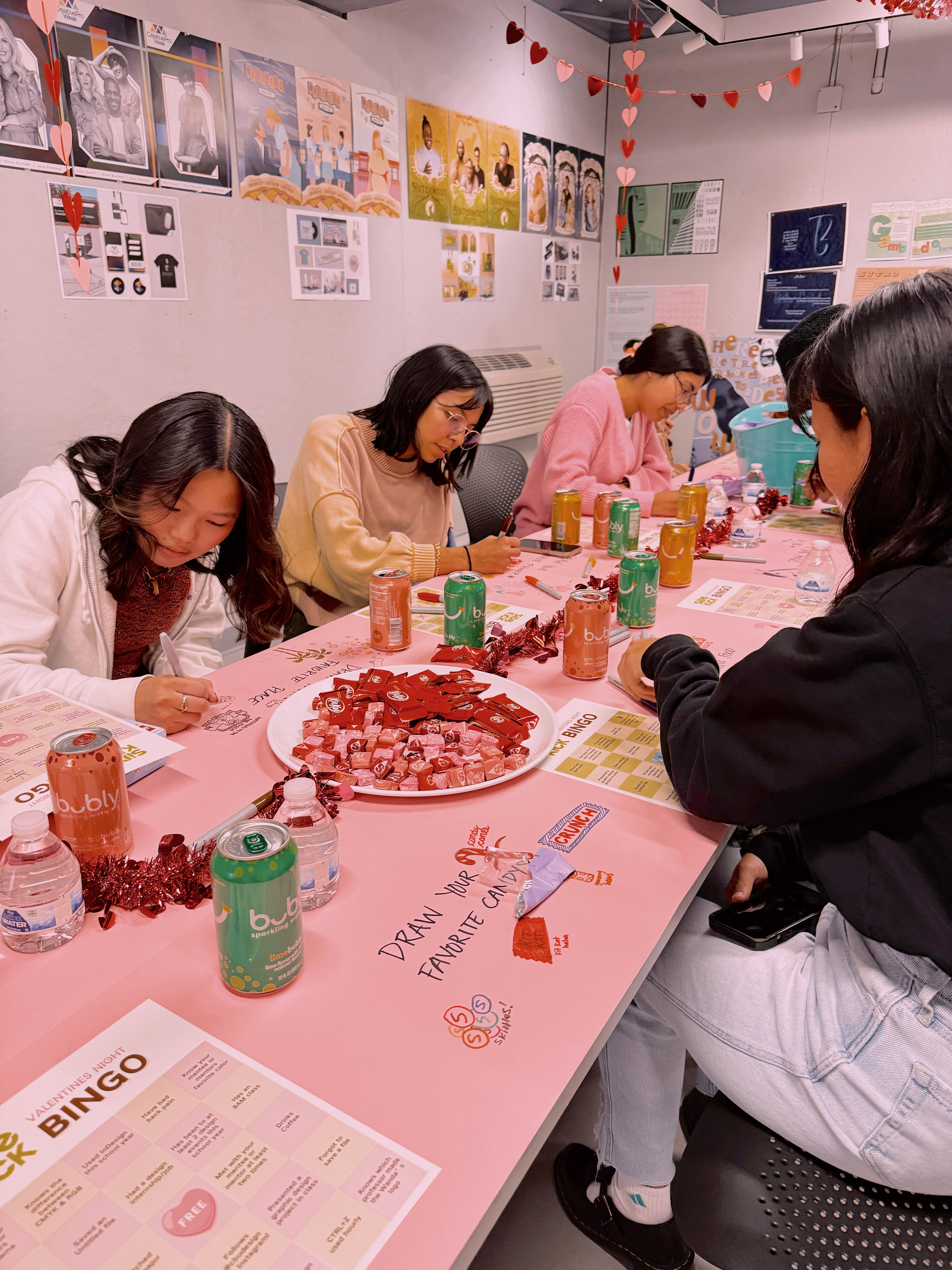 SIDEKICK members doodling while fostering community