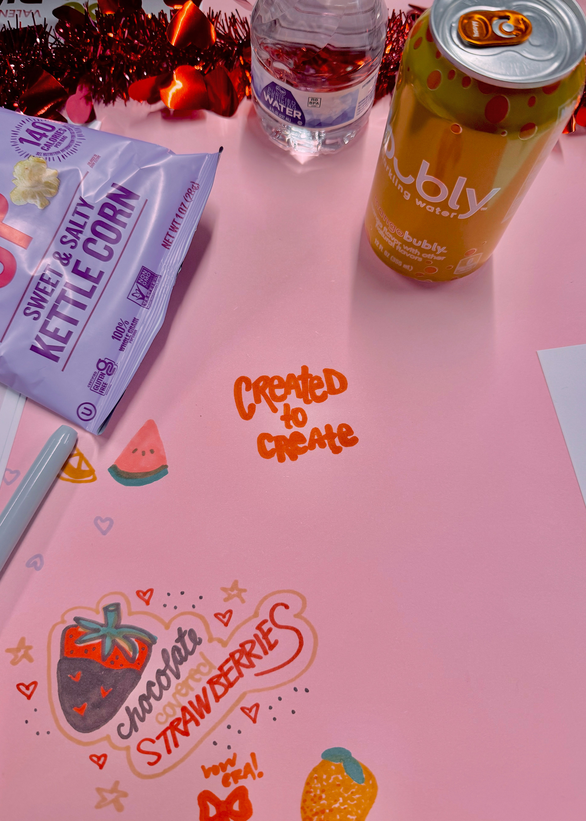 Doodles created by students