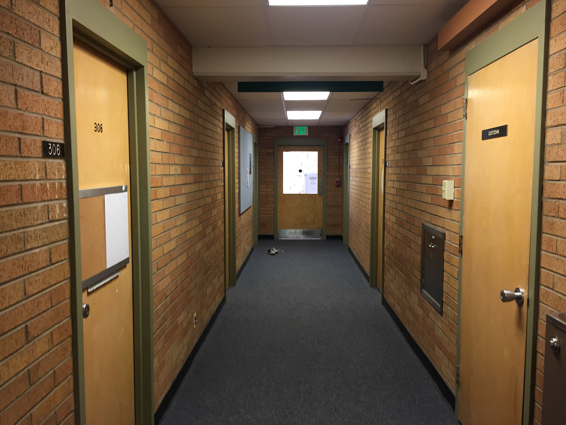 Hallway, third floor of the NE wing