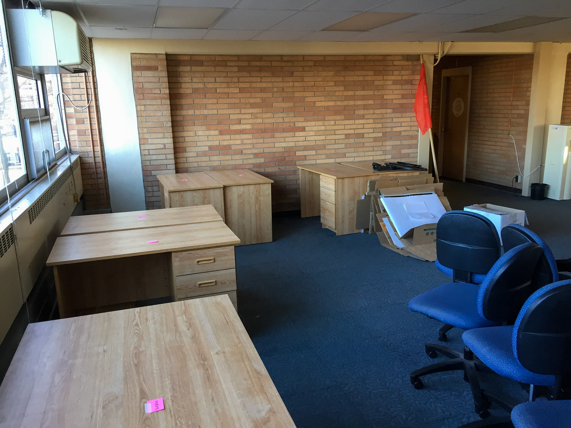 Workspace, second floor of the NE wing