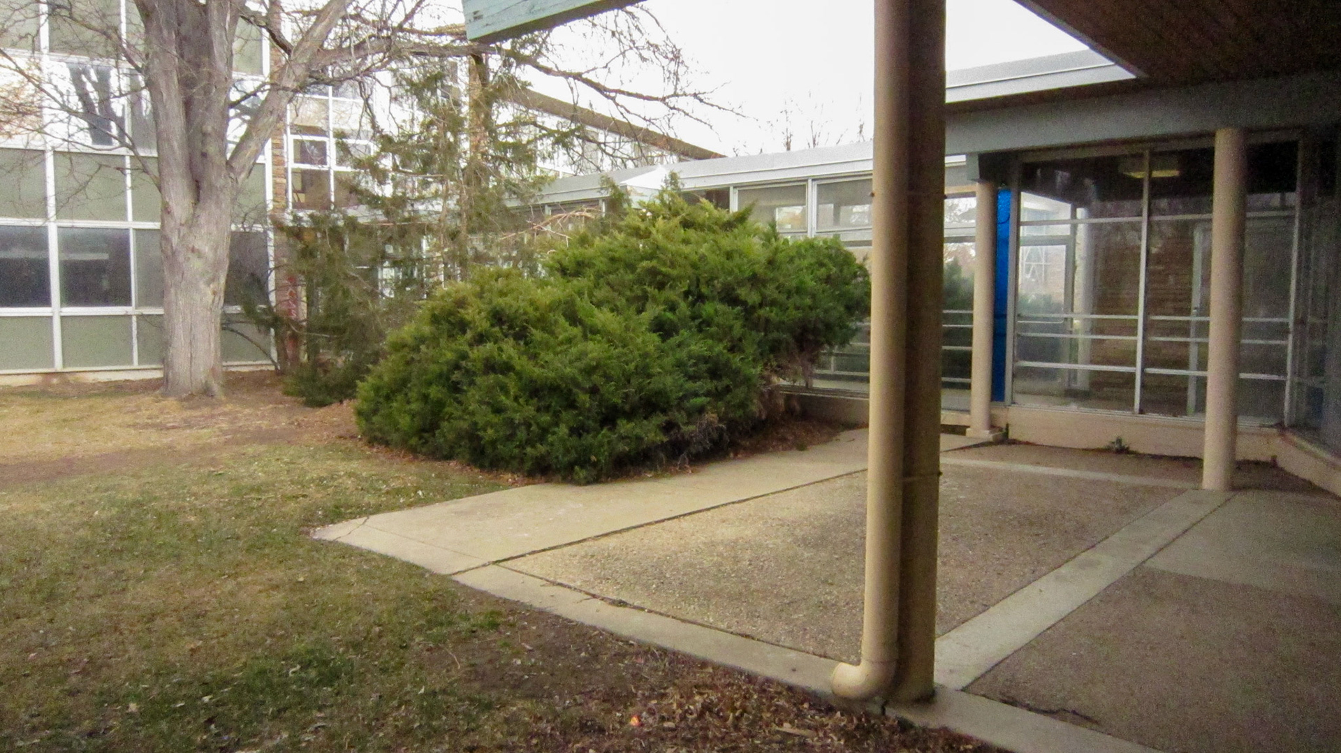 North courtyard of the core