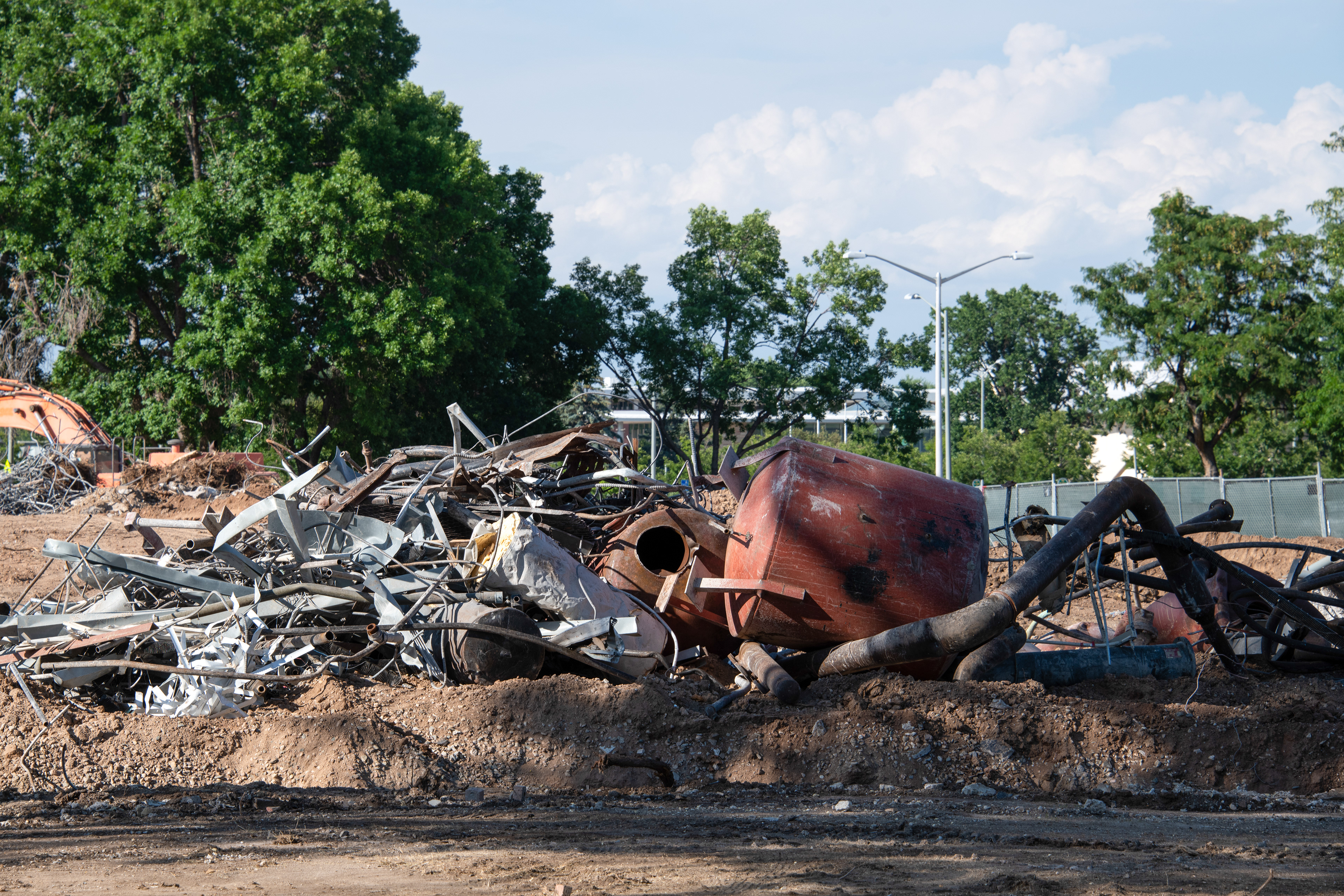 Scrap metal from the core