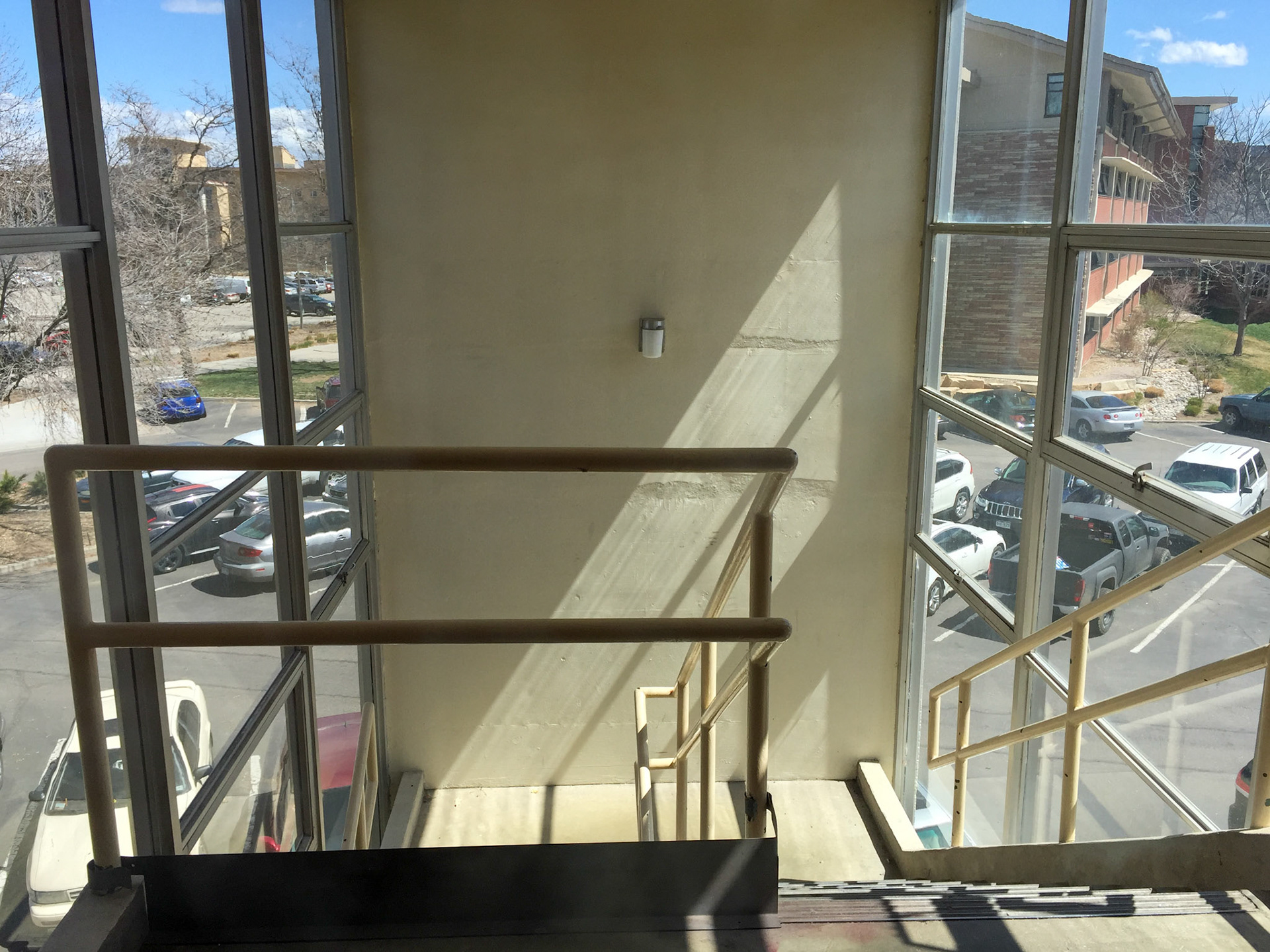 Third floor landing of the NE stairwell