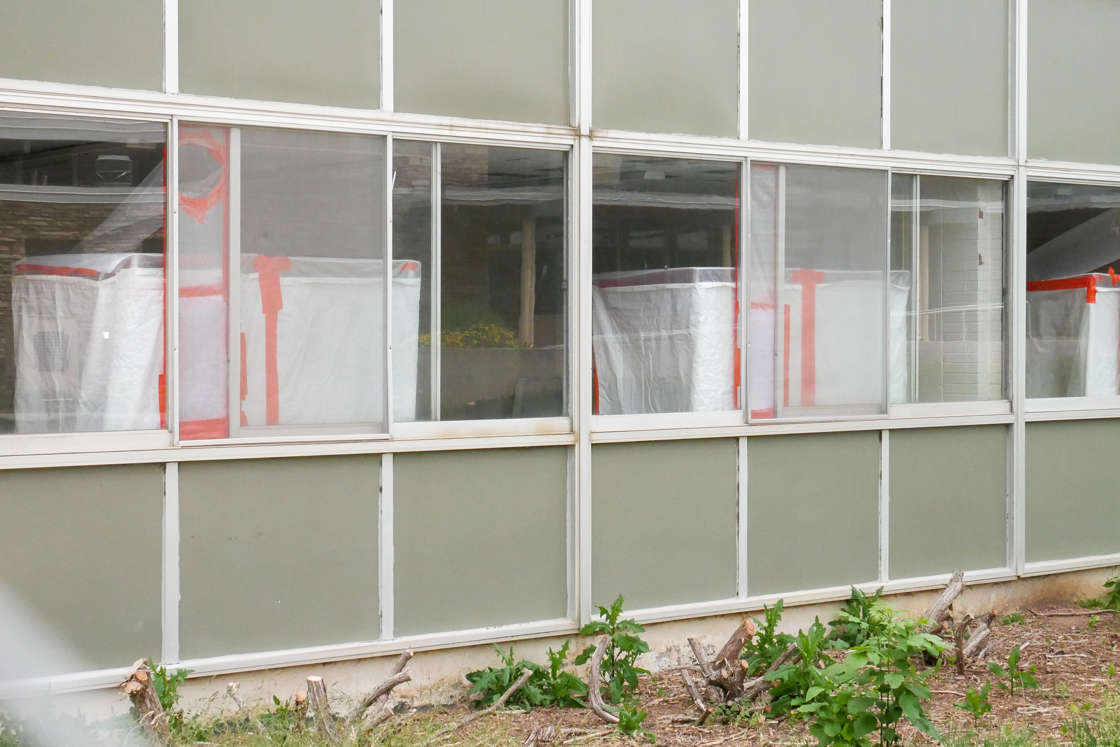 Asbestos abatement apparatus, first floor of the SE wing