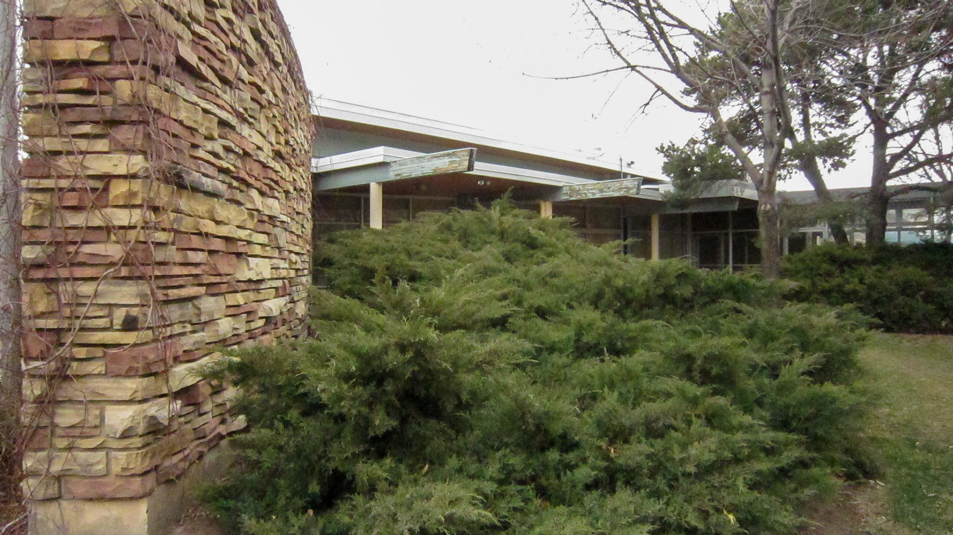 South courtyard of the core