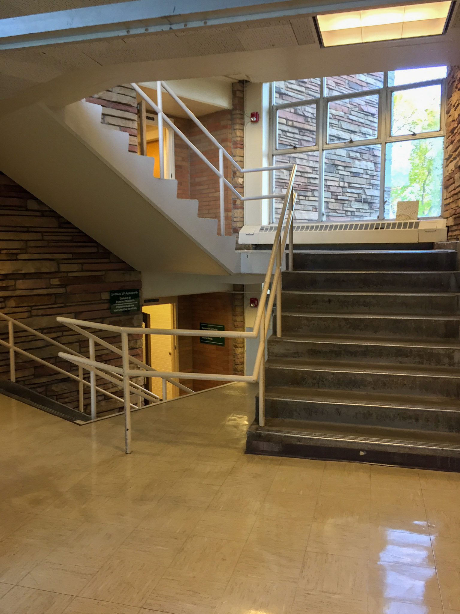 South central stairwell, first floor landing
