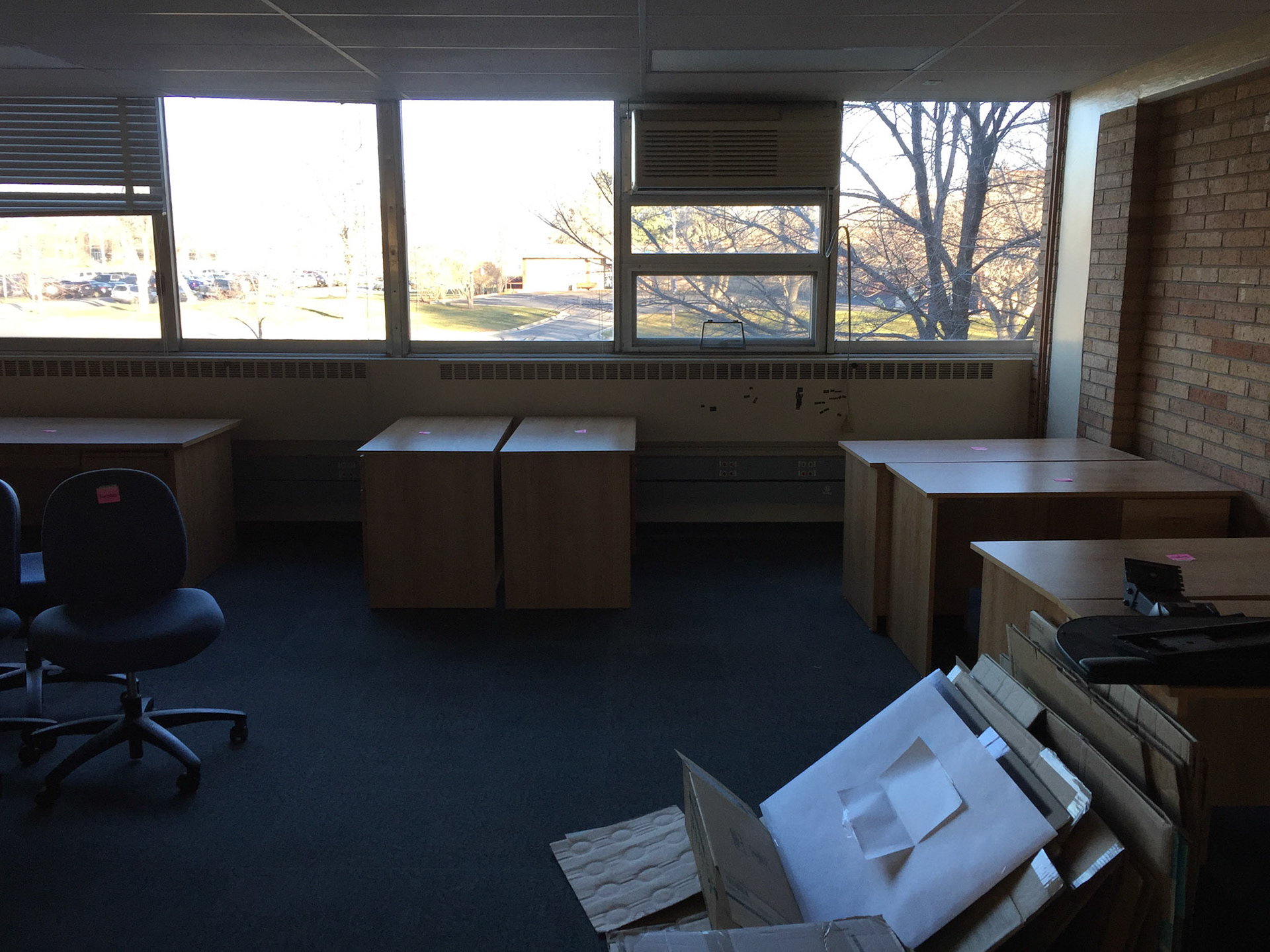 Workspace, second floor of the NE wing