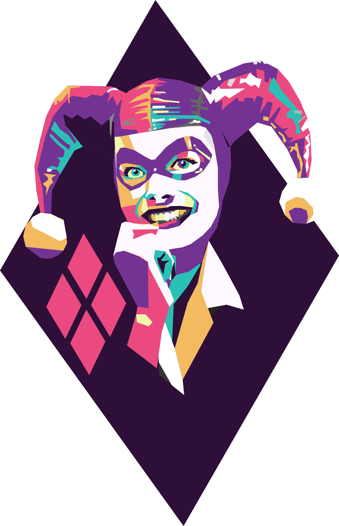 WPAP of Harley Quinn