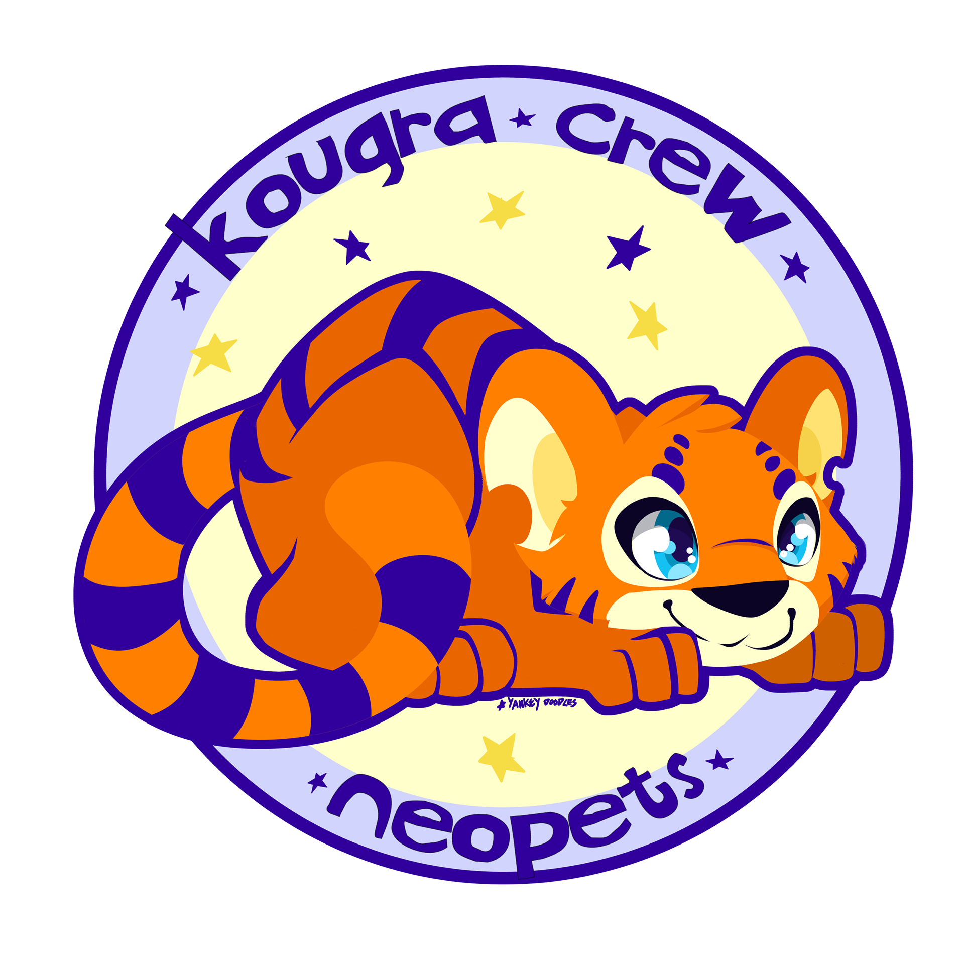 Neopets Kougra Sticker design