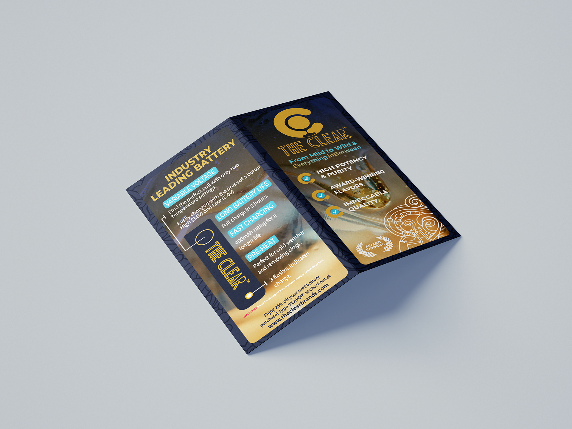 The mockup I designed to show the card in action