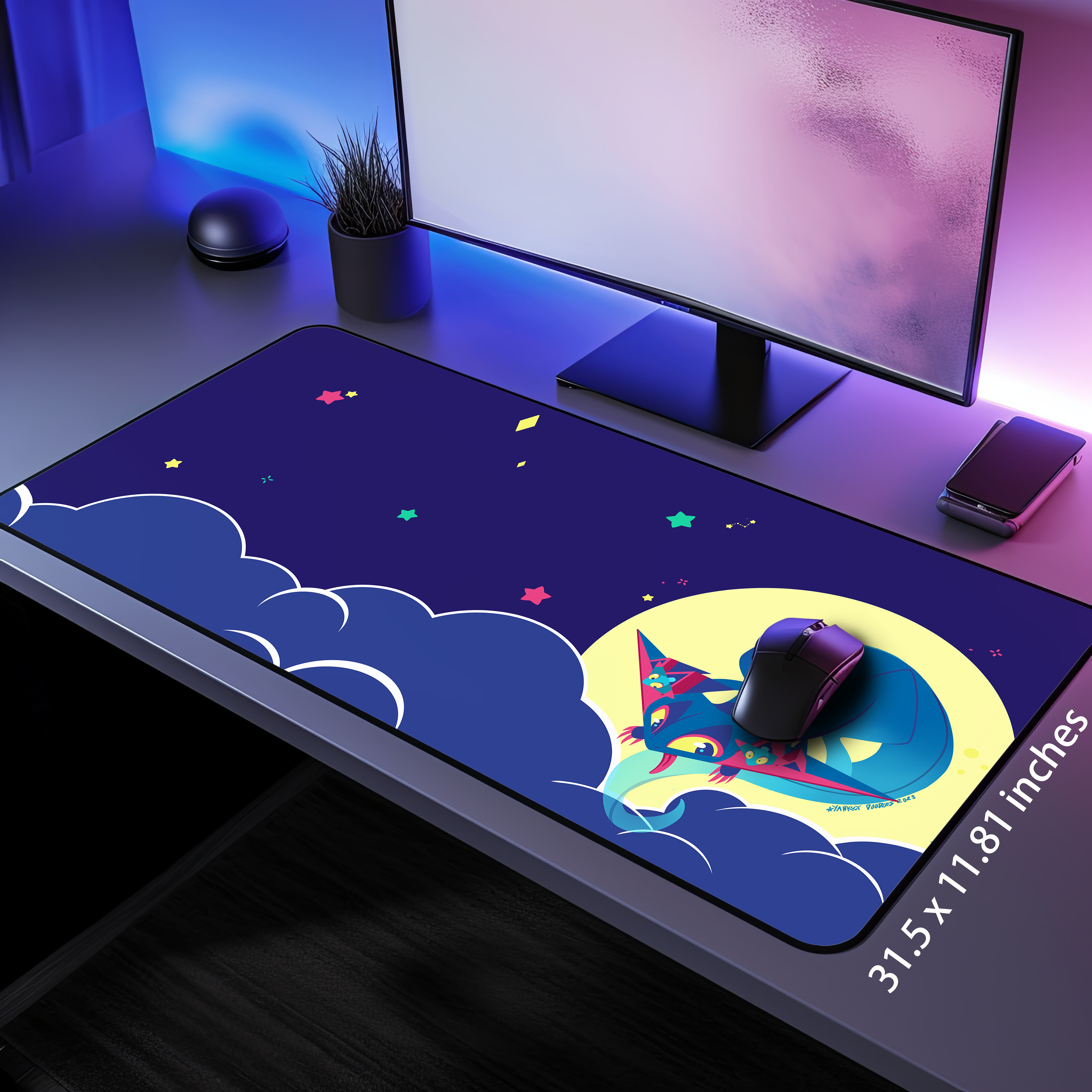 The Playmat can also be a deskmat