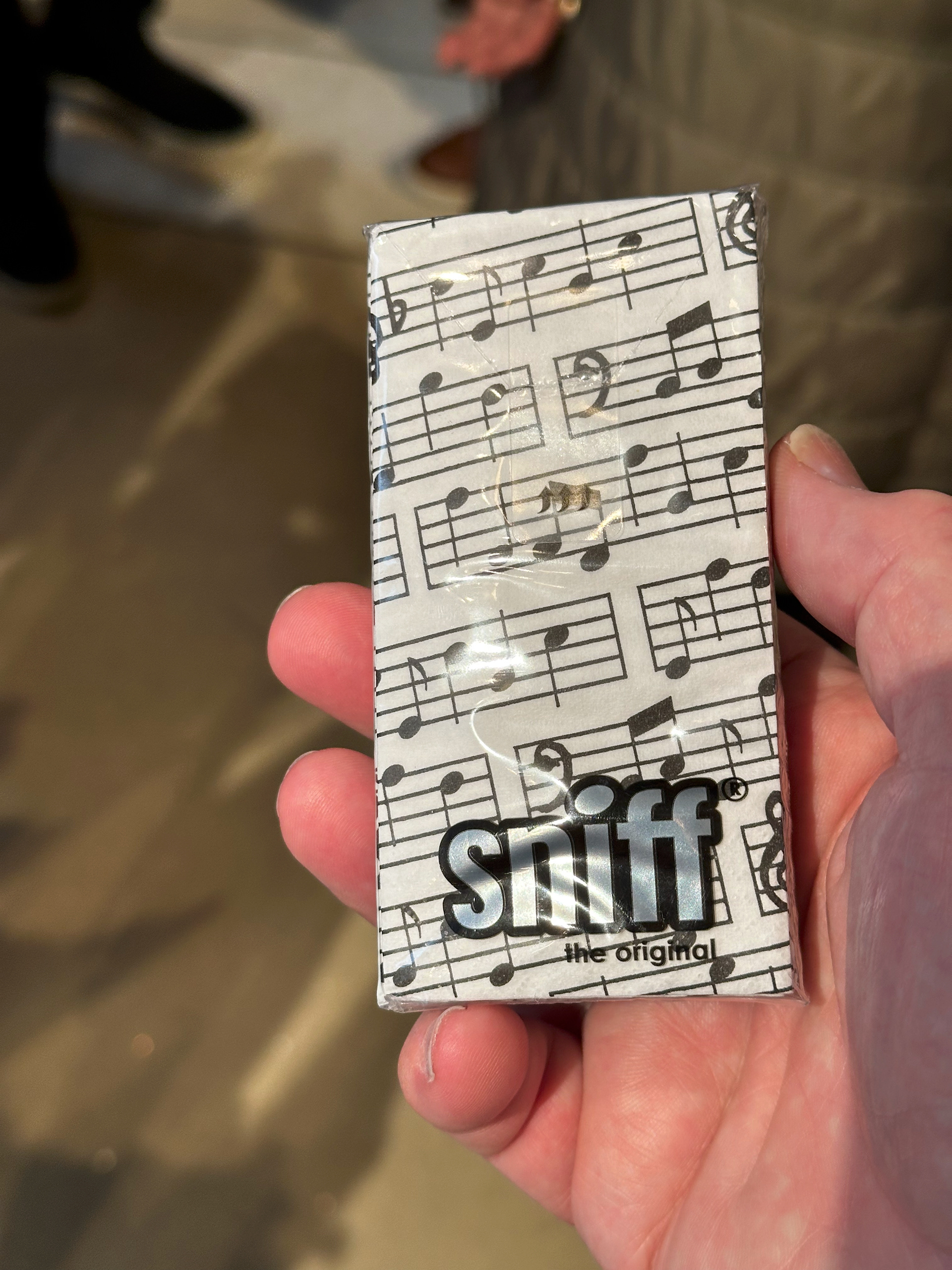 I forgot to grab tissues before coming to the theatre. But fortunately they sell Opera Tissues!