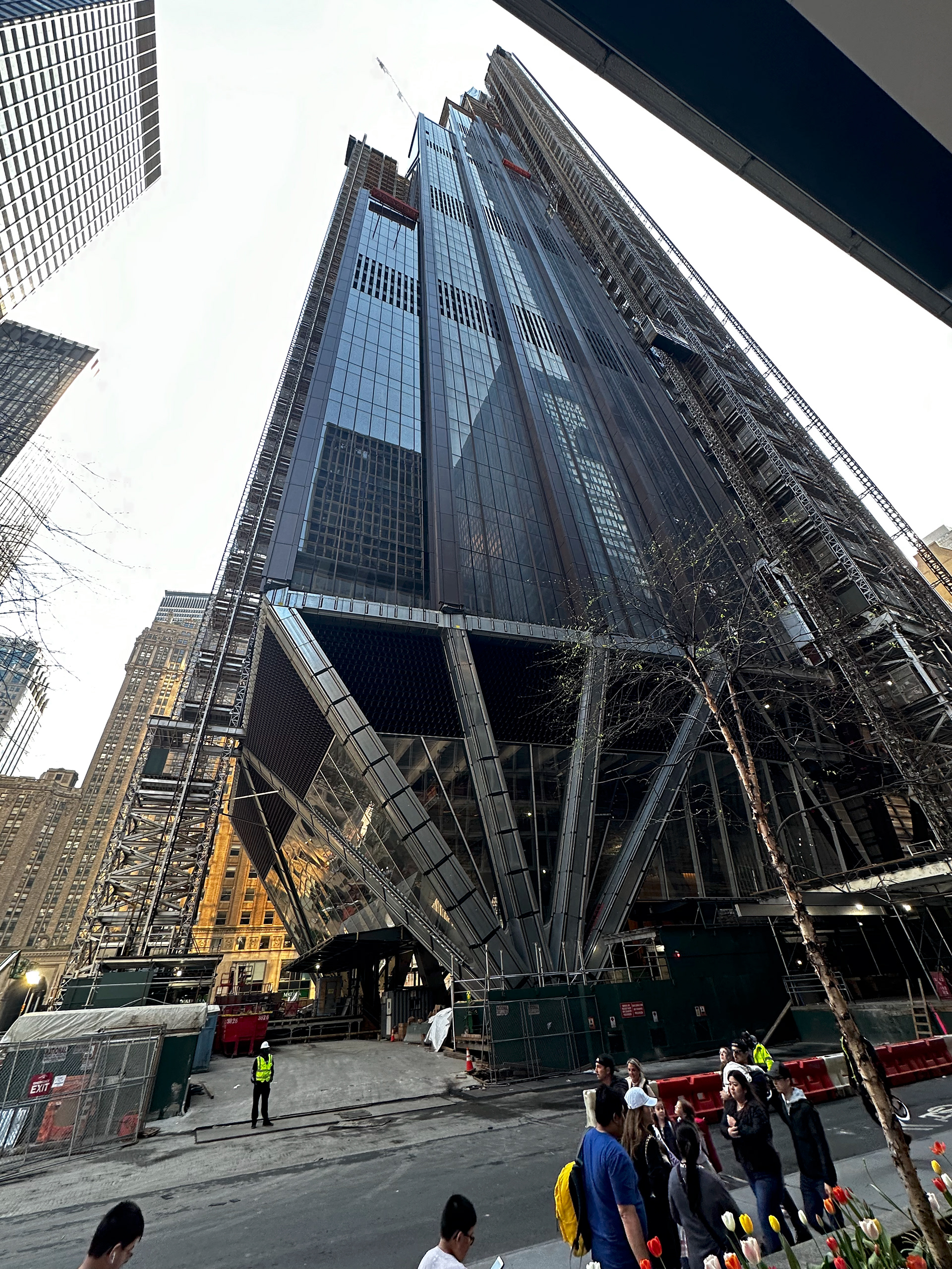 And it's not a small building. How much does a skyscraper weigh?