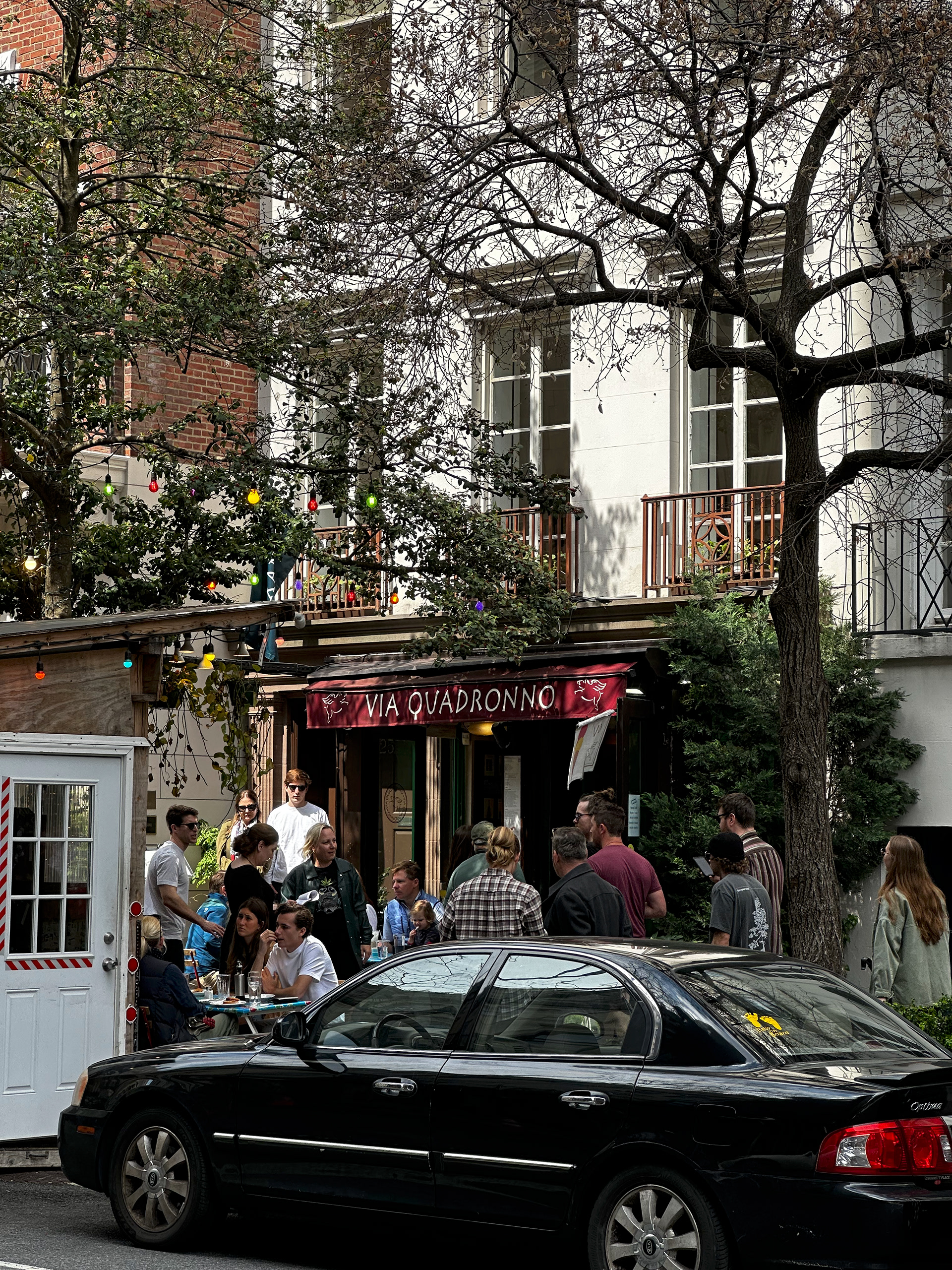 A beautiful side-street cafe