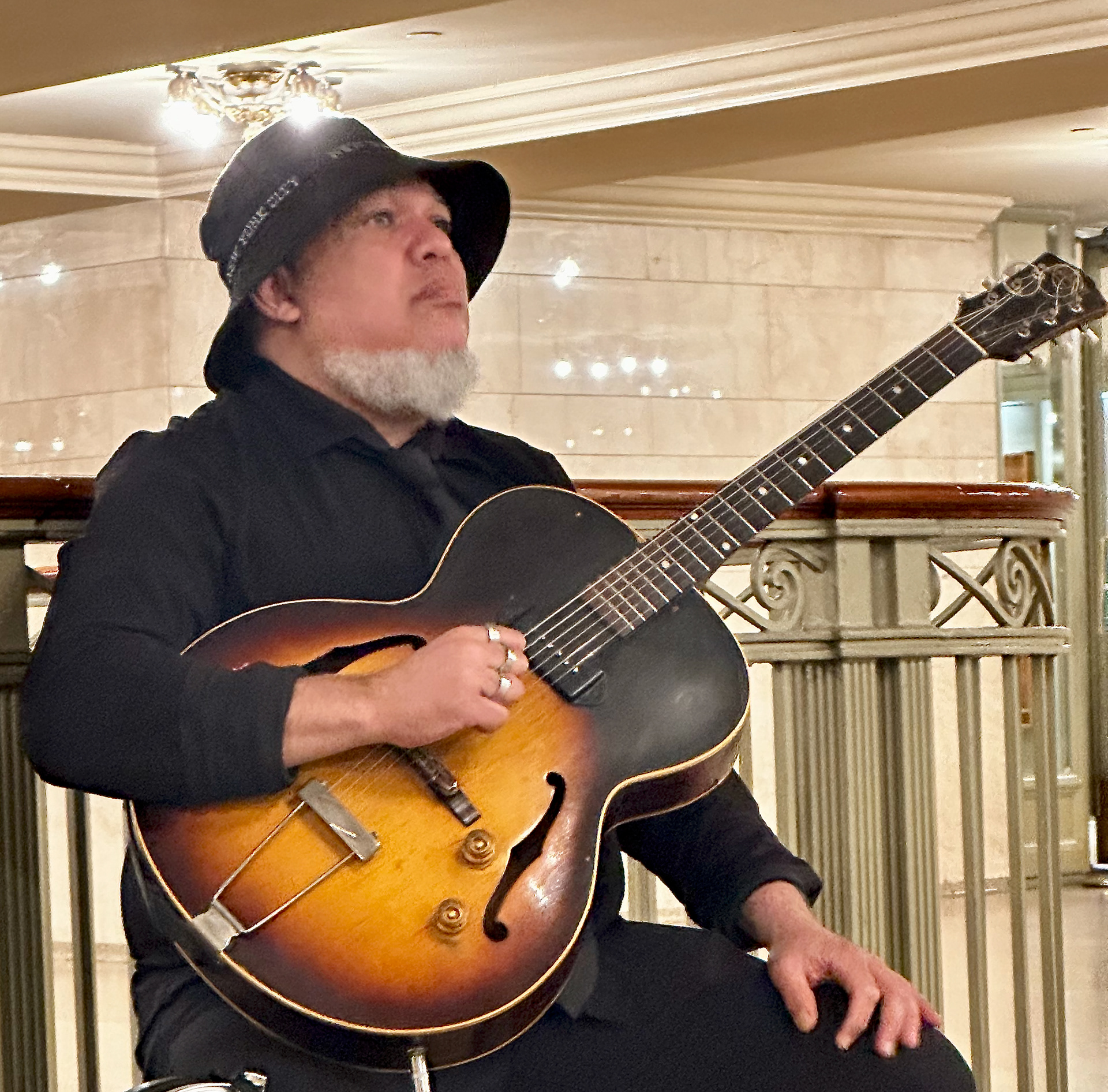 Not a great photo, but a Great Musician. It turns out that when you're a street busker in NYC you're one of the best musicians I've heard. Tony Boka @bokatony