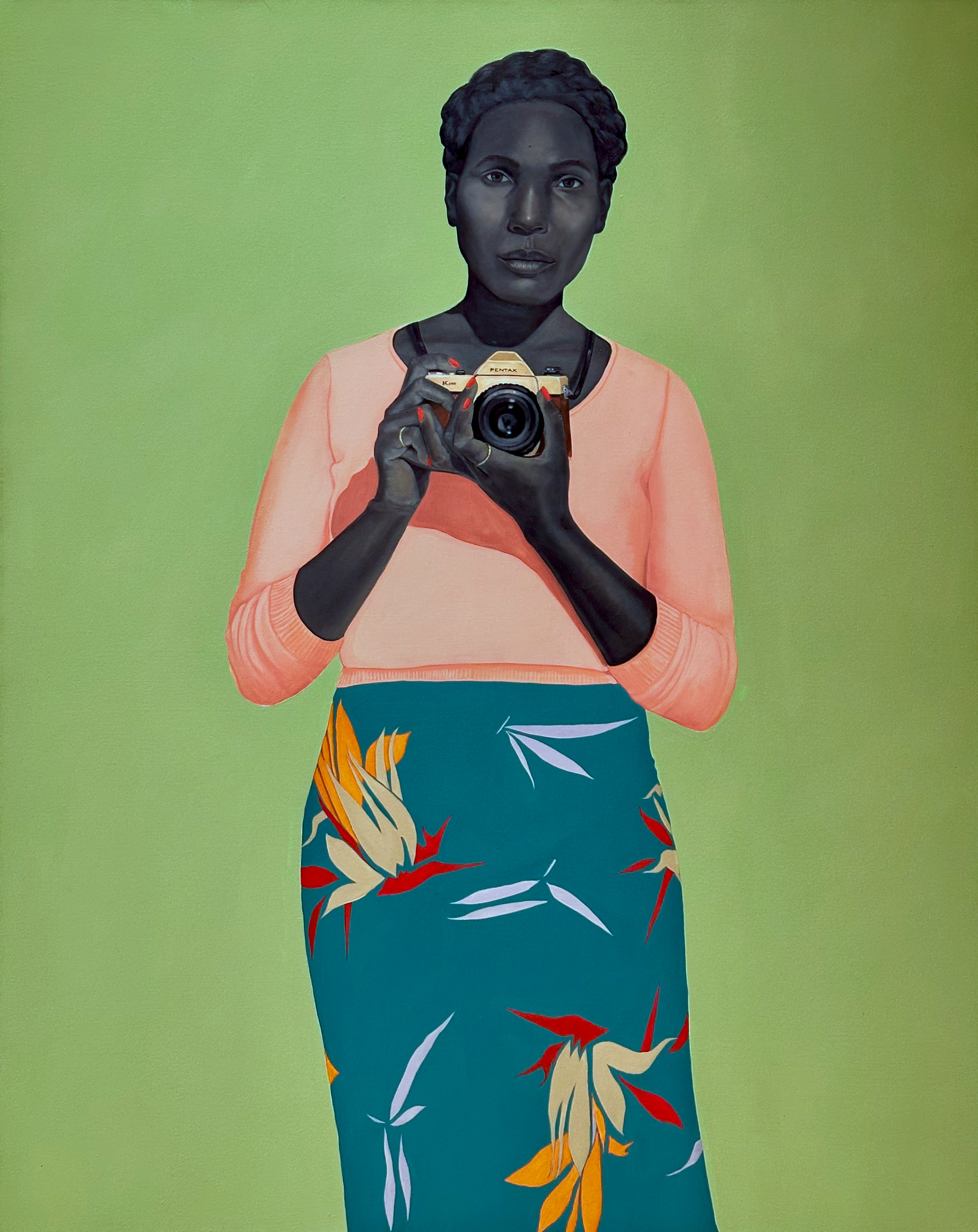 A minor point perhaps, but the camera is a Pentax K1000. Some of us first learned using that camera.