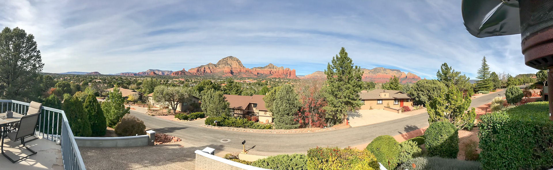Sandstone formation as seen from south Sedona, AZ