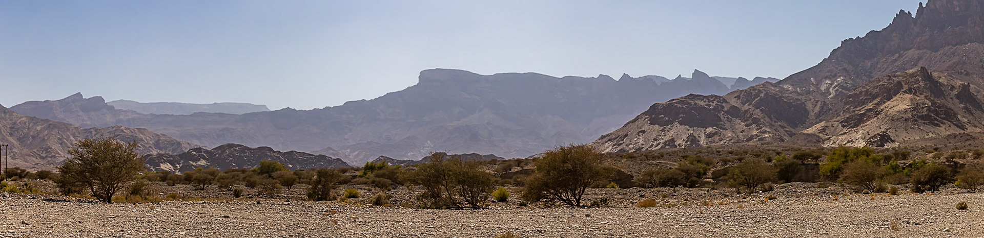 Driving on the Wadi Mistal road near Muscat, Oman