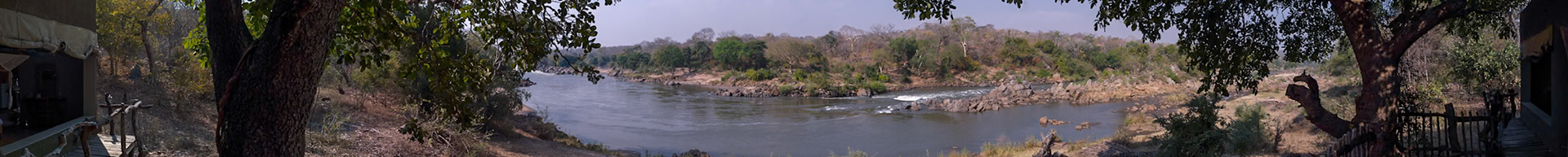 View on the Shire River in Malawi
