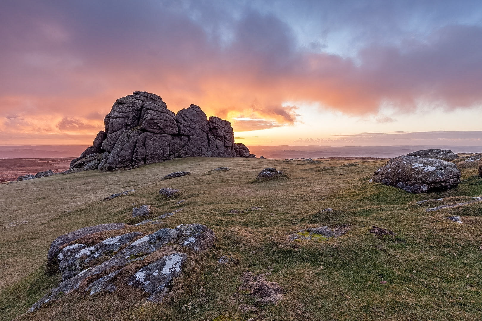 Sunrise at Hay Tor, Dartmoor