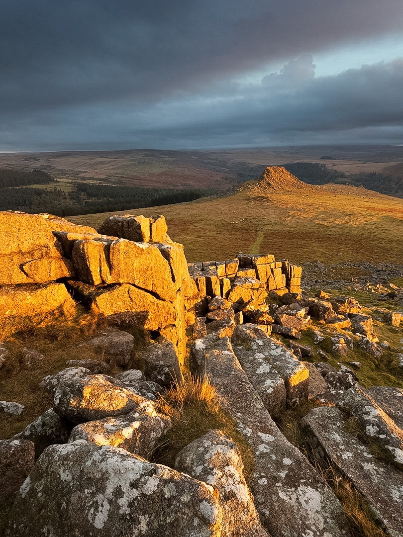 View south from Sharpitor
