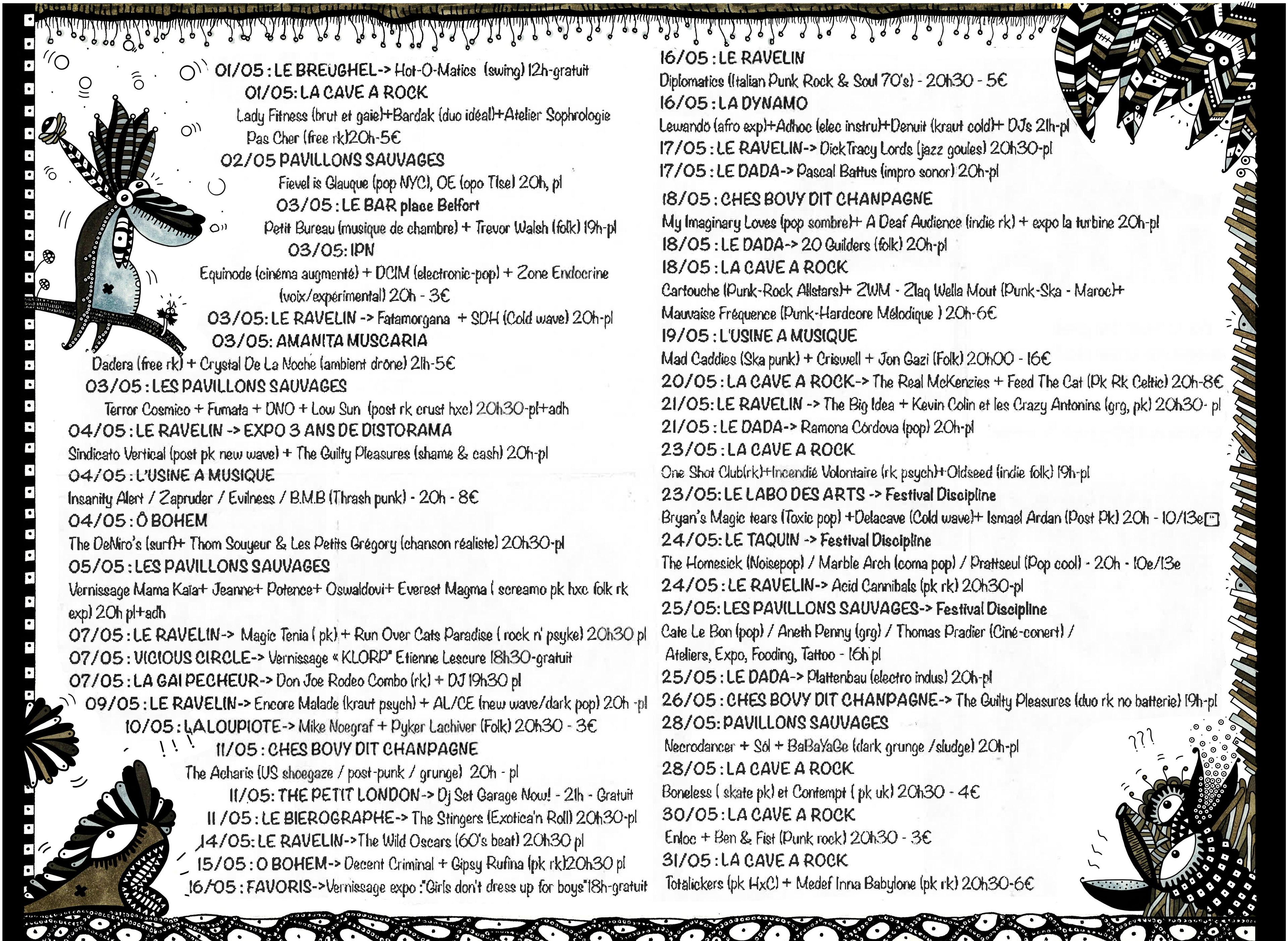 Distorama mai 2019 programme