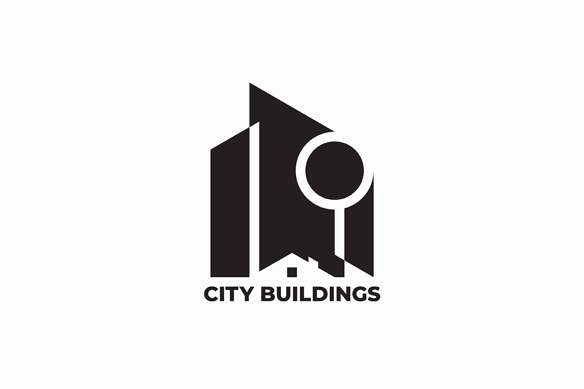City buildings logo design