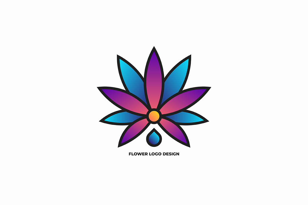 Flower logo design