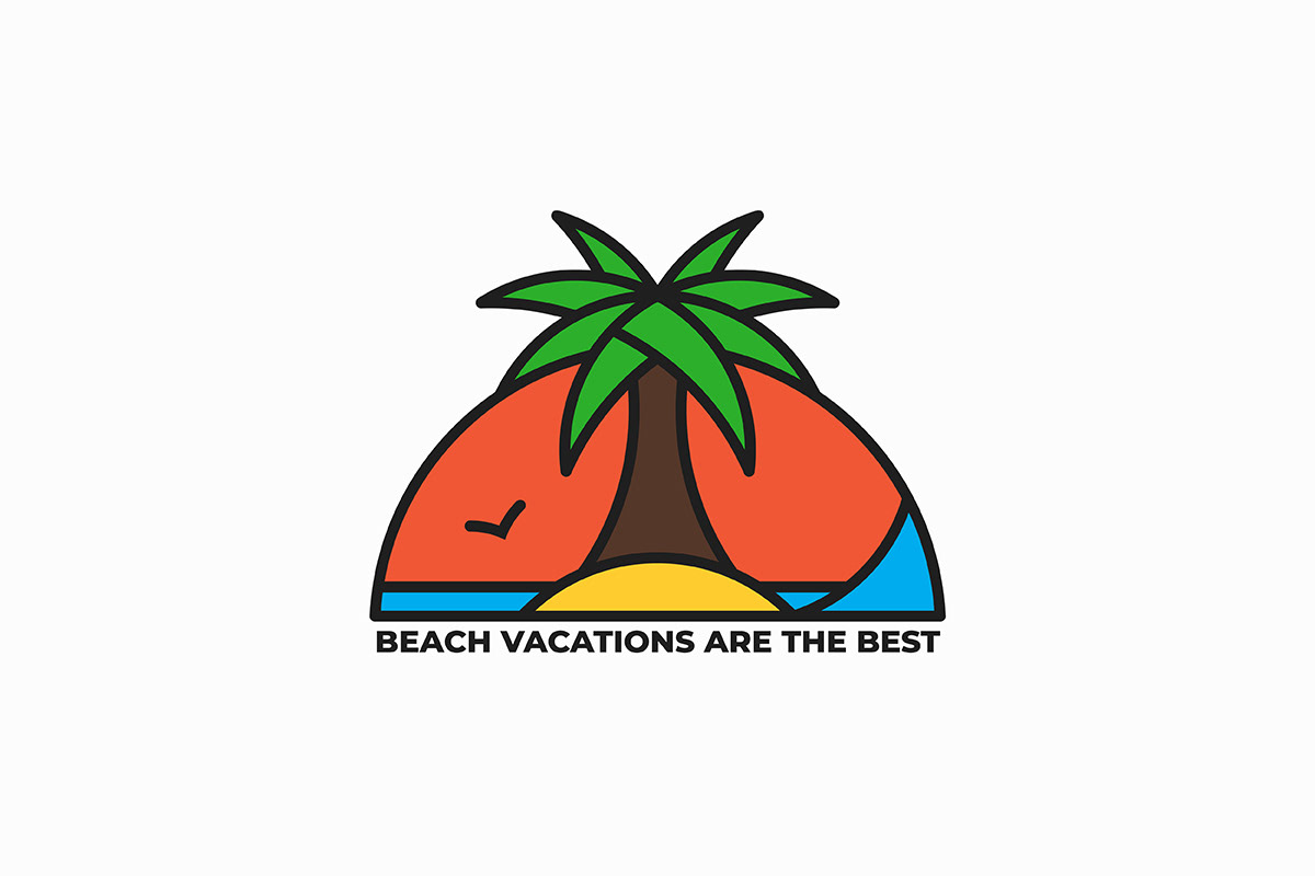 Vacation company logo design