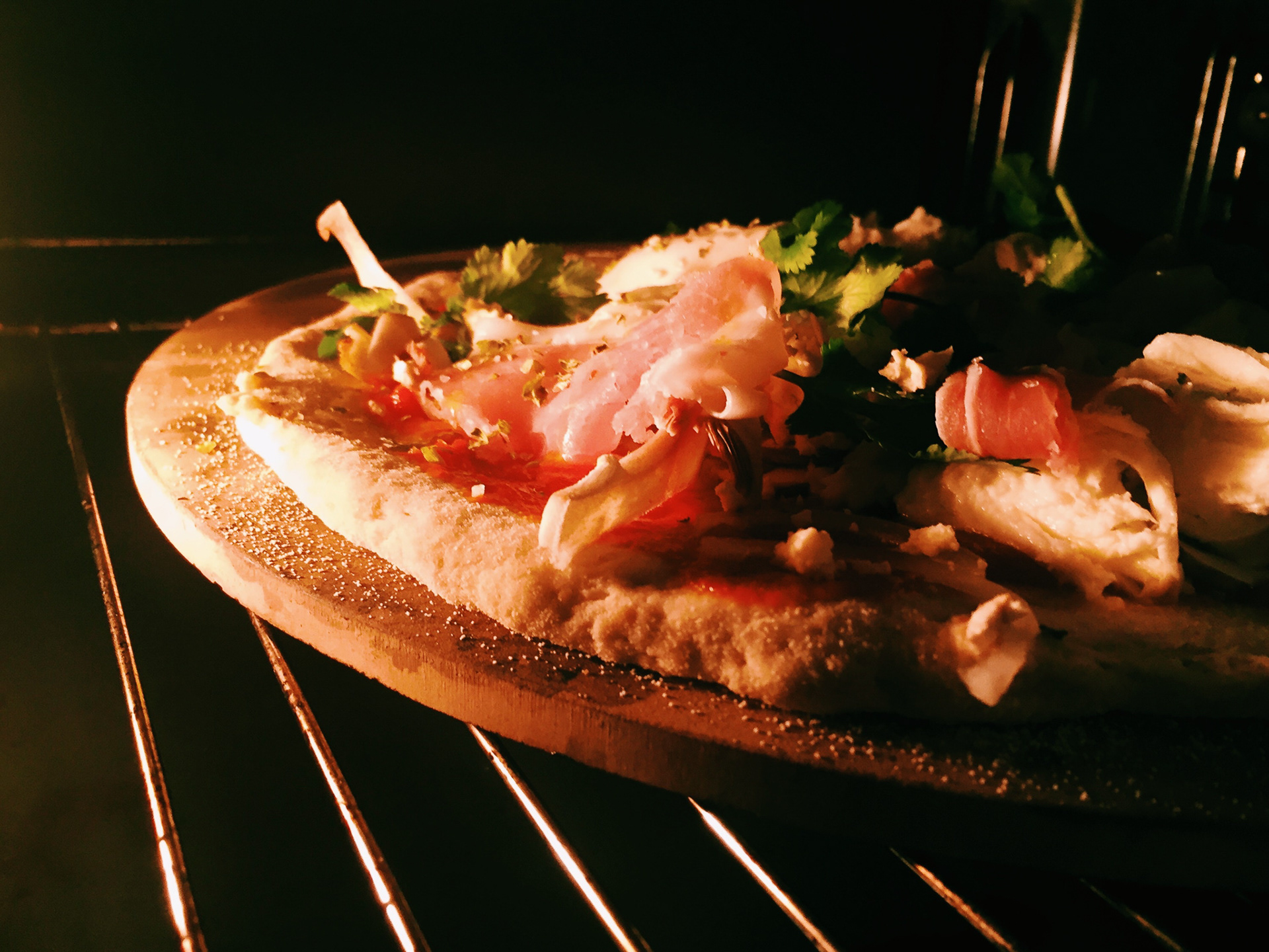 Homemade pizza