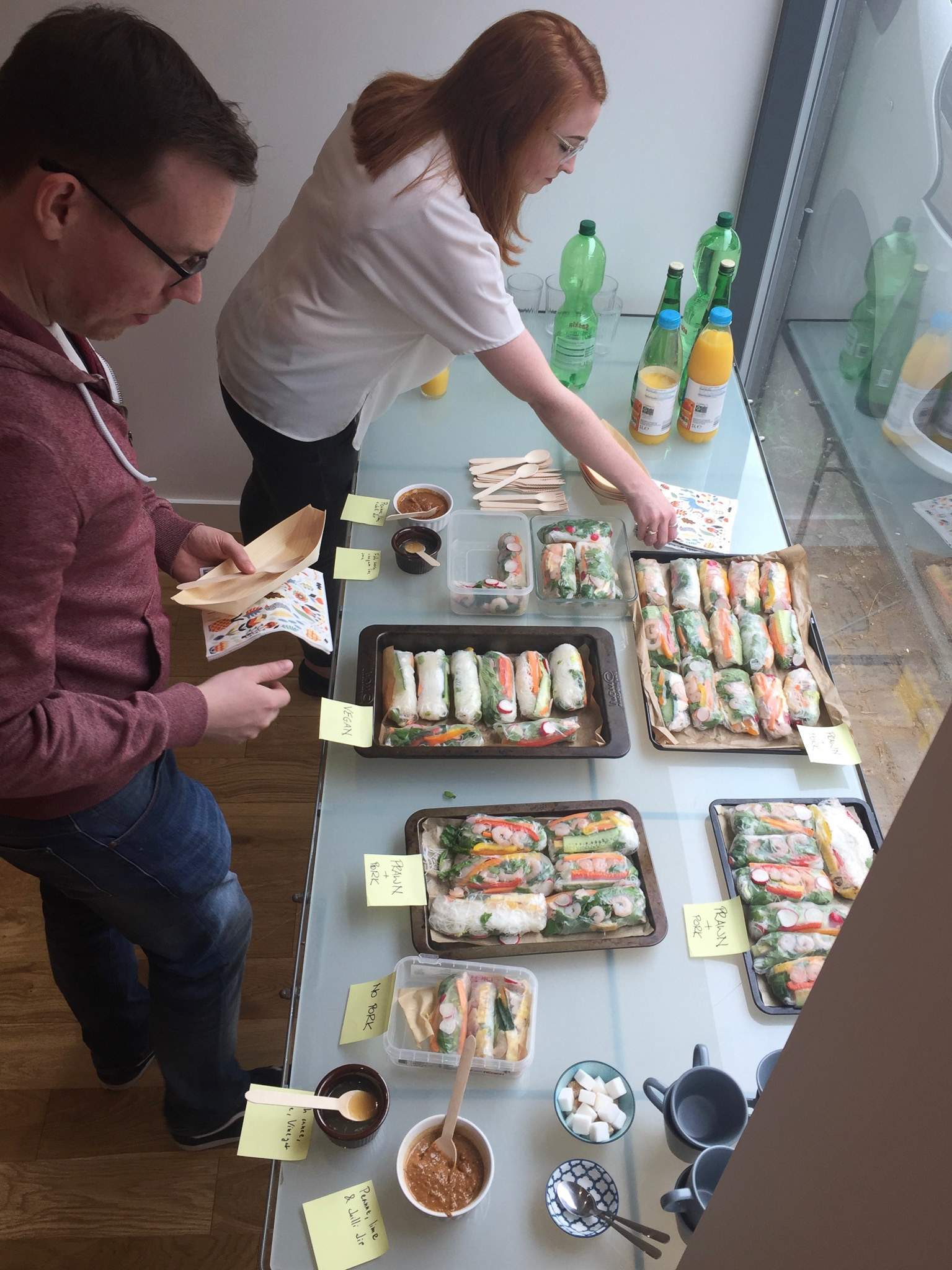 Vietnameese catering for Open Change, Dundee