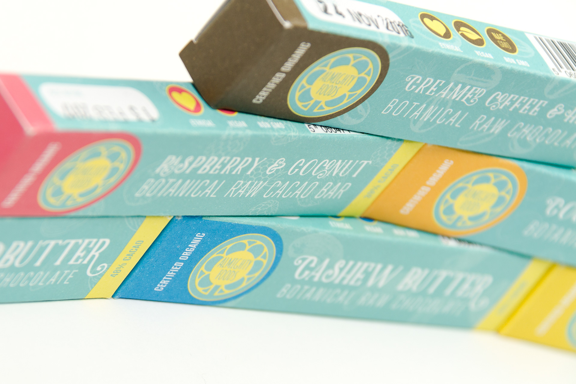 Product photography for Almighty Foods