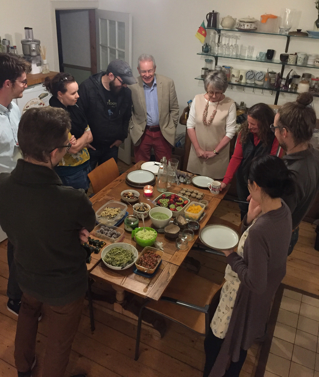 Vegan dinner at ours