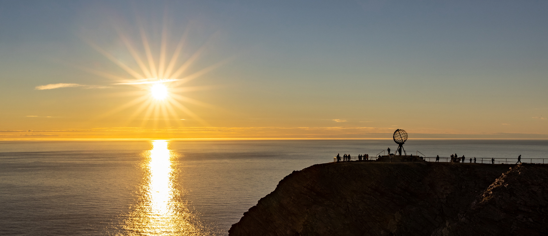 Midnight Sun at Nordkapp