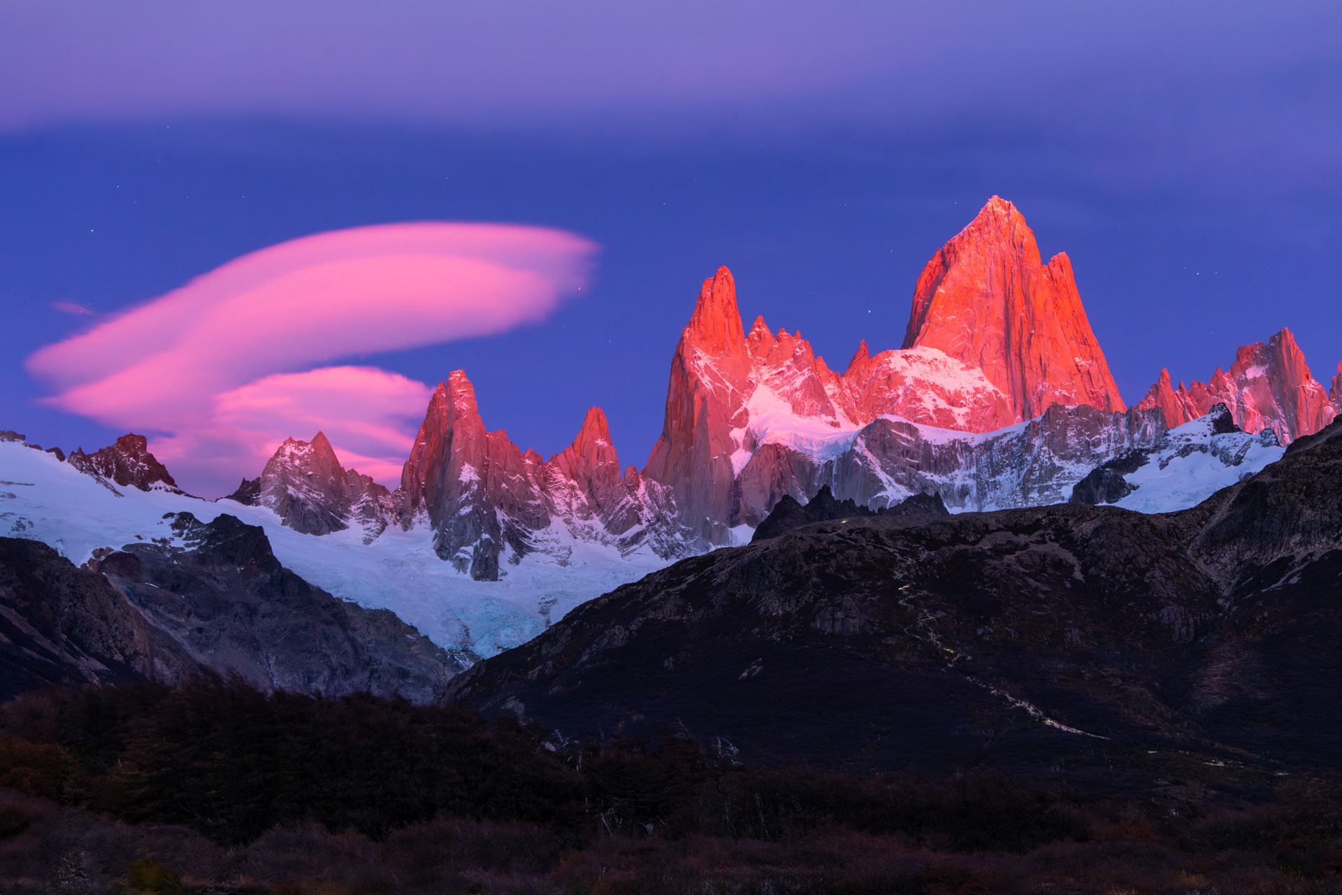 Sunrise over Mount Fitz Roy - Argentina