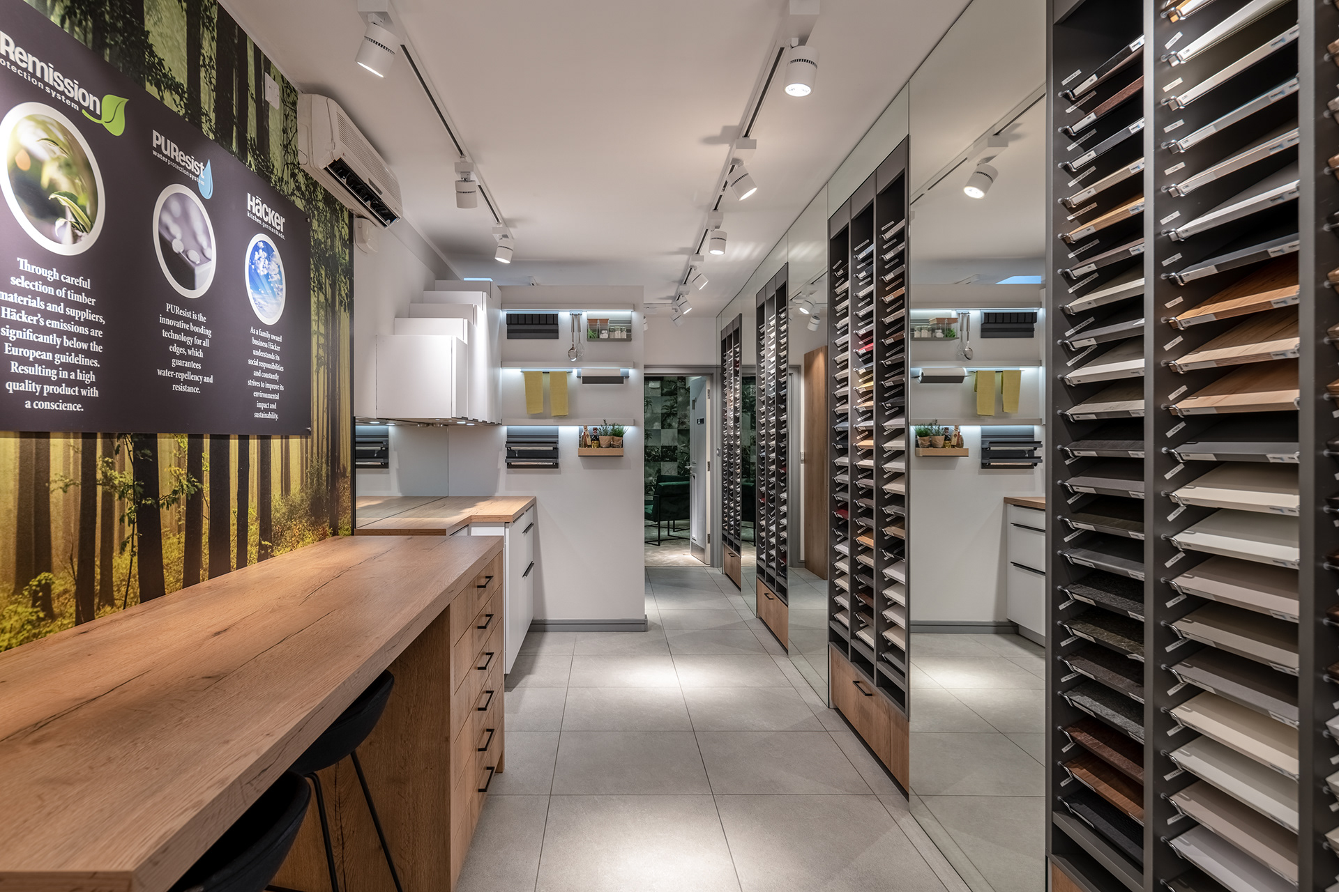 Häcker Kitchen Showroom by London based comercial photographer - Marcin Noga