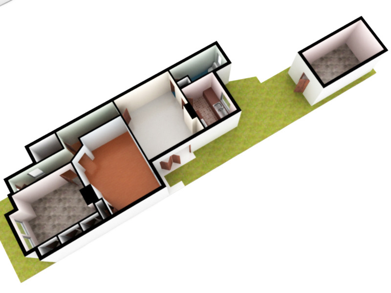 Standard 3D Floor Plan - Example 1
