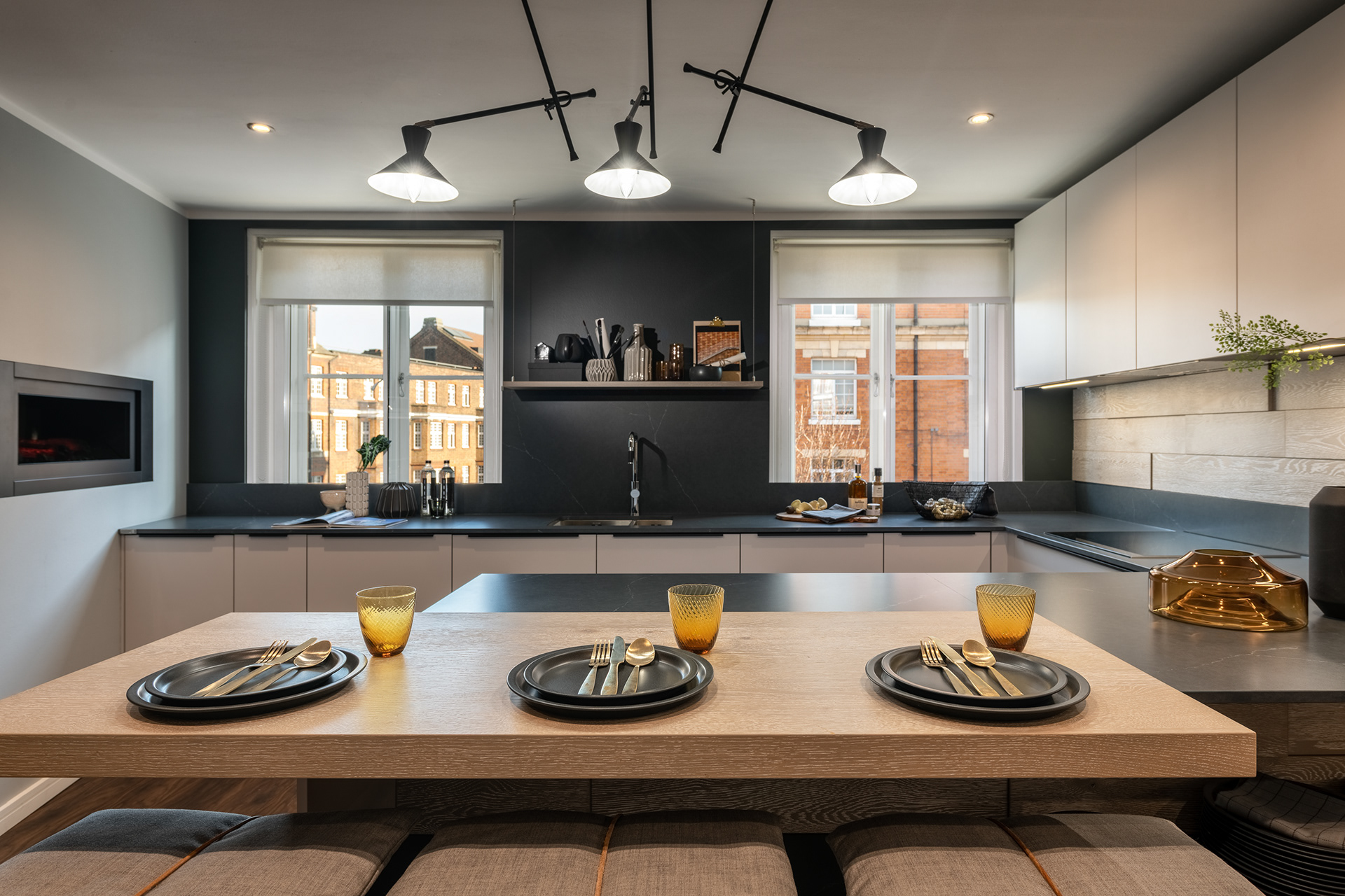 Häcker Kitchen Showroom by London based comercial photographer - Marcin Noga