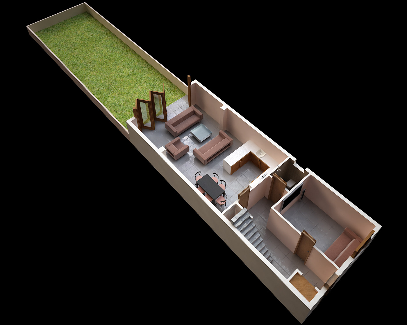 Premium 3D Floor Plan - Example 1