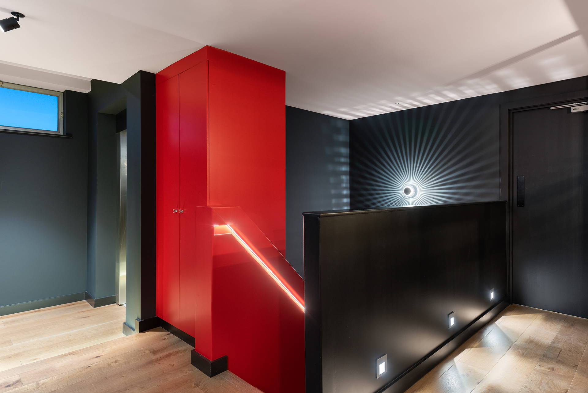 Twickenham Film Studios' private members roof bar. Photography by Marcin Noga.