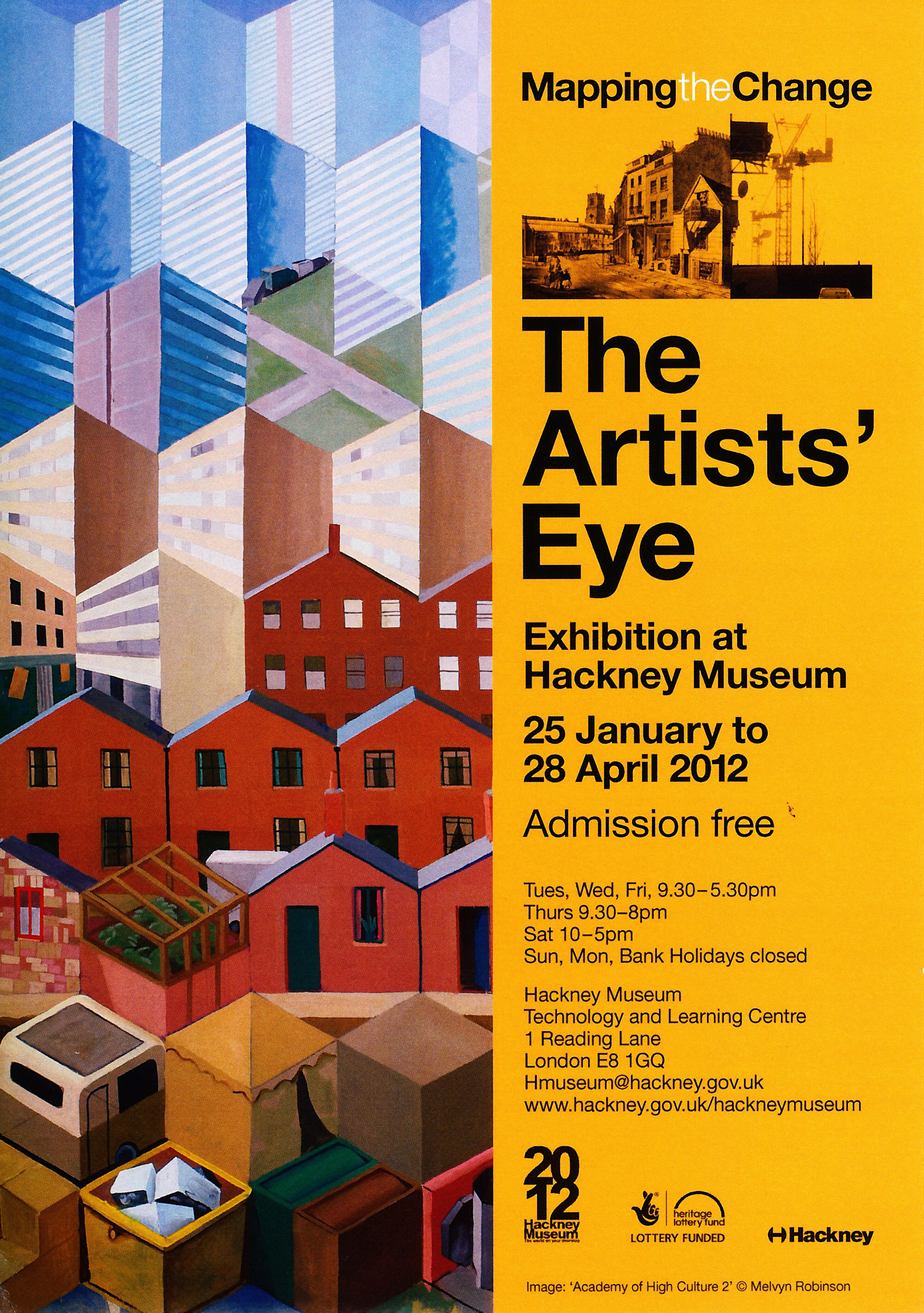 marcin noga, exhibition, property, London, architecture, interior design, property marketing, property photographer, marketing, photography, architectural, commercial, editorial, magazine, professional, news, magazine, cover, website, article, publication, hackney museum, the artists eye, alistair siddons, olympic,