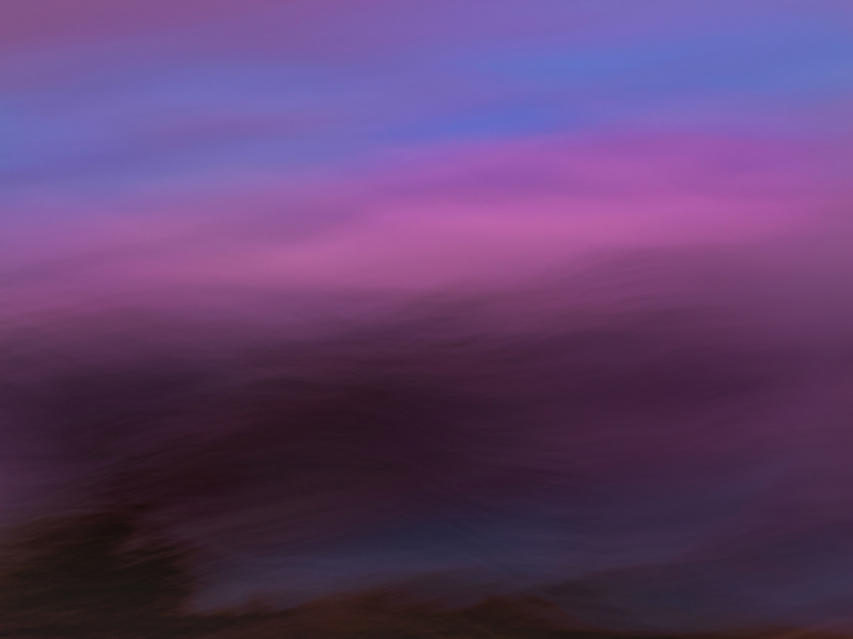 Sunset in our garden