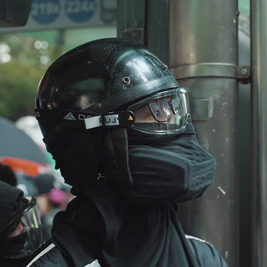 Freedom fighter closeup