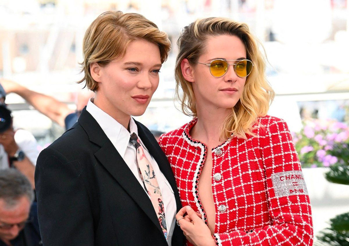 Festival de Cannes : yeux doux, sourires complices, Kristen Stewart très décolleté et sous le charme de Léa Seydoux